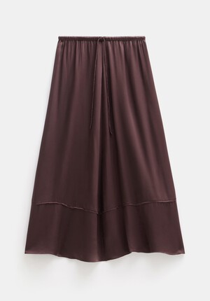 Satin Maxi Skirt