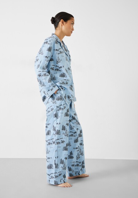 Liv Cotton Flannel Pyjama Set