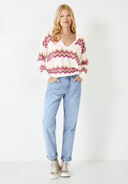 Imogen Chevron Knitted Jumper