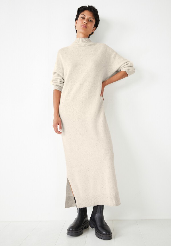 Cate Knitted Wool Midi Dress