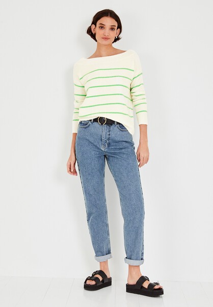 Off-The-Shoulder Knitted Top