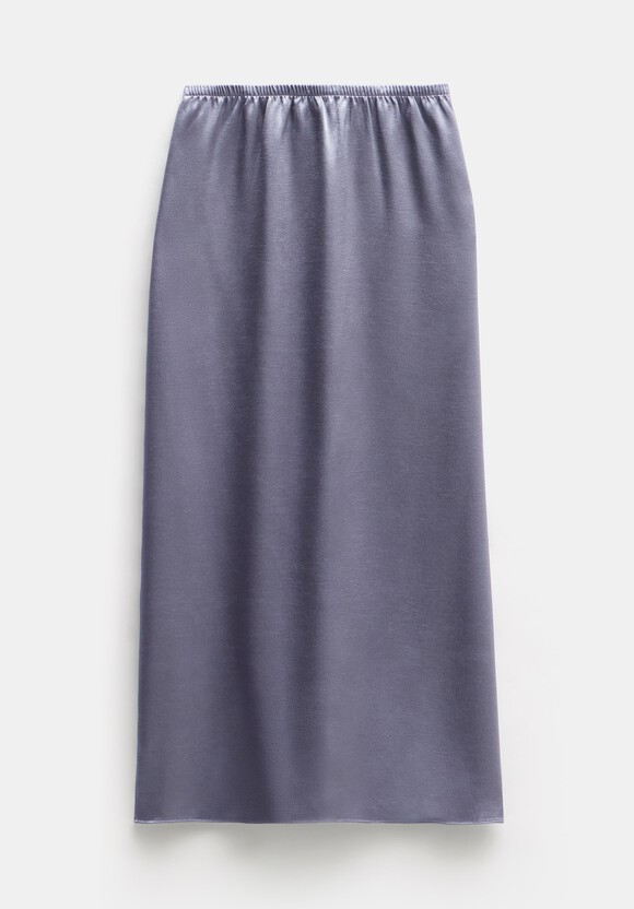 Aurora Satin Midi Skirt