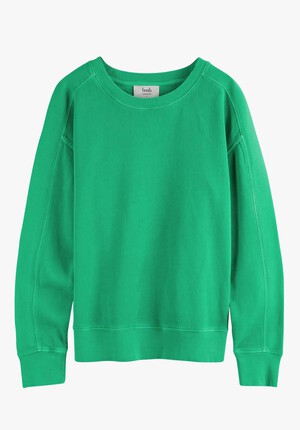 Rib Panel Sweat Top
