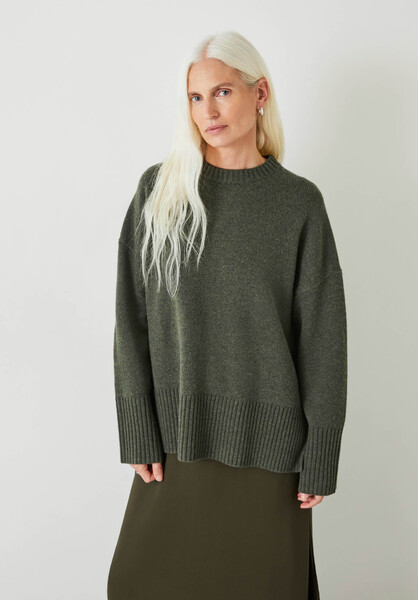 Danielle Split Back Wool Jumper