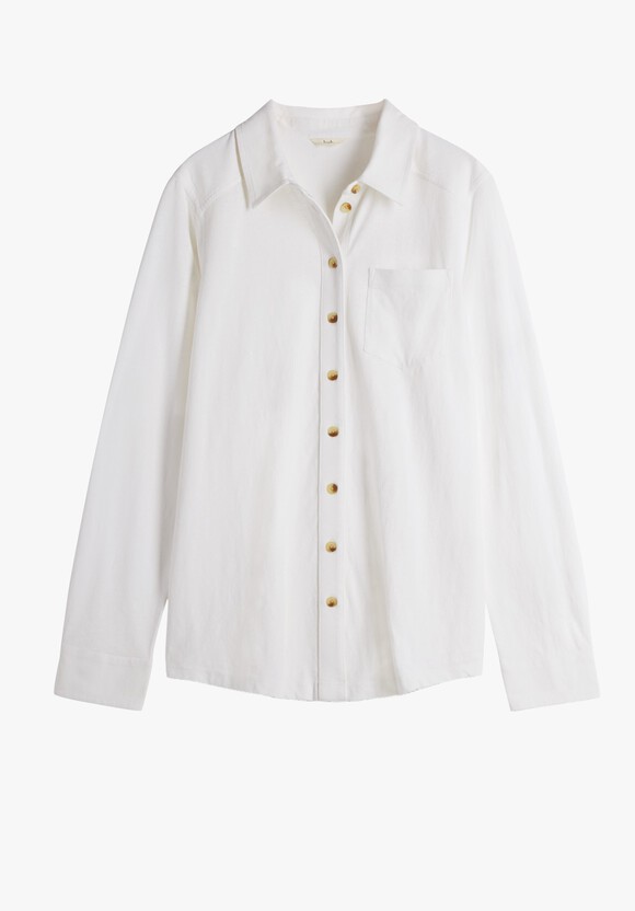 Cotton-Blend Jersey Shirt