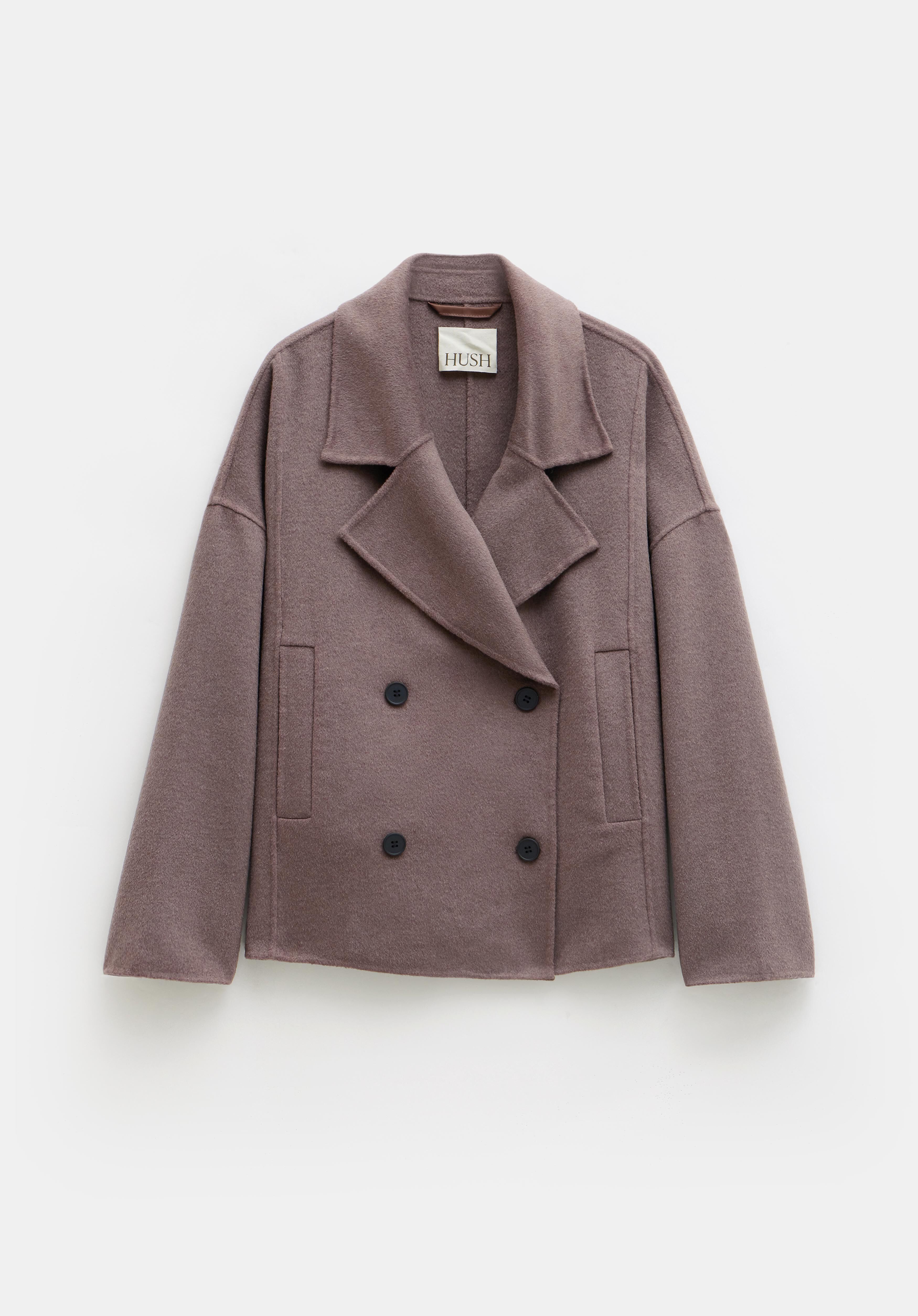 【WELLDER】 Double Breast Coat Double Breasted Navy Velvet Jacket | Dobell