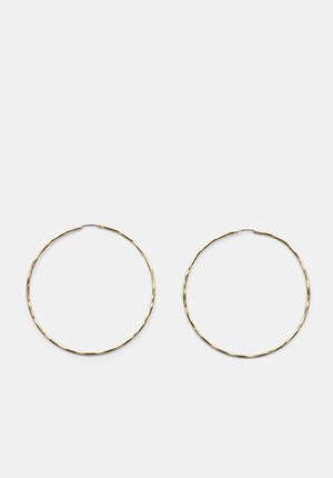 Anais Statement Hammered Hoops