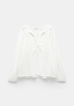 Zadie Tie Neck Top