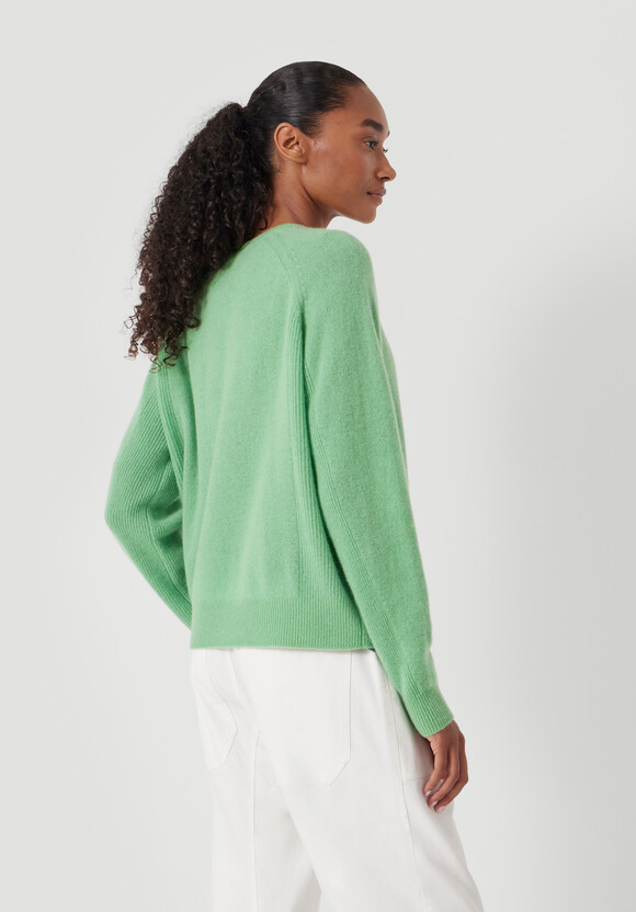 Jasmine Cashmere Rib Detail Jumper