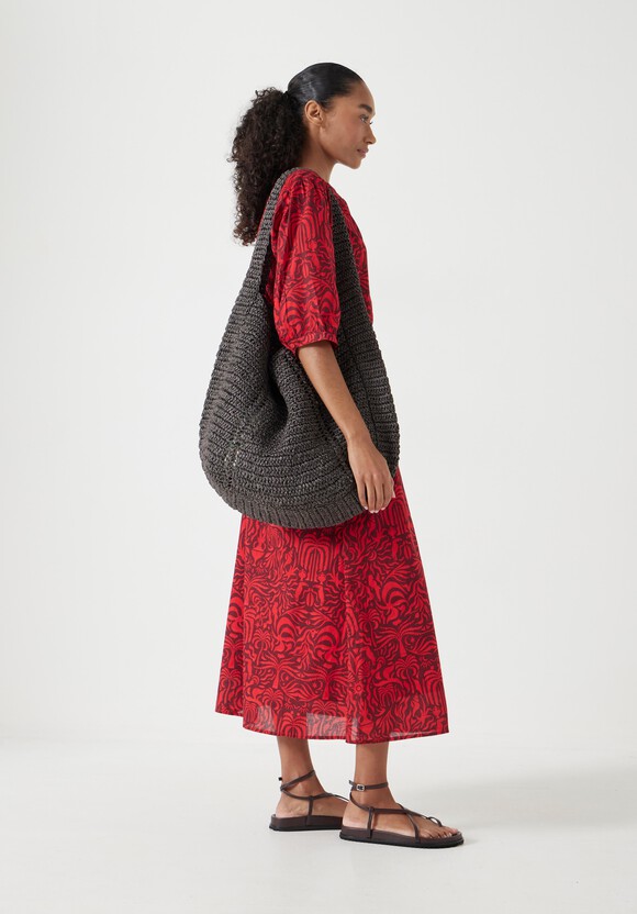 Lhea Printed Midi Dress