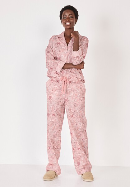 Isla Printed Cotton Pyjama Set