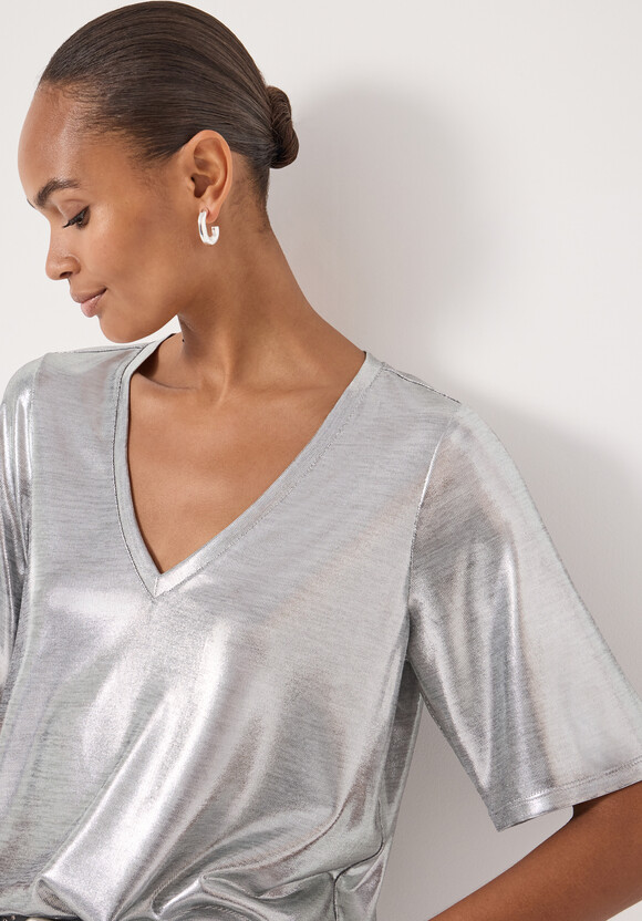 Reece Silver Metallic Sub T-Shirt