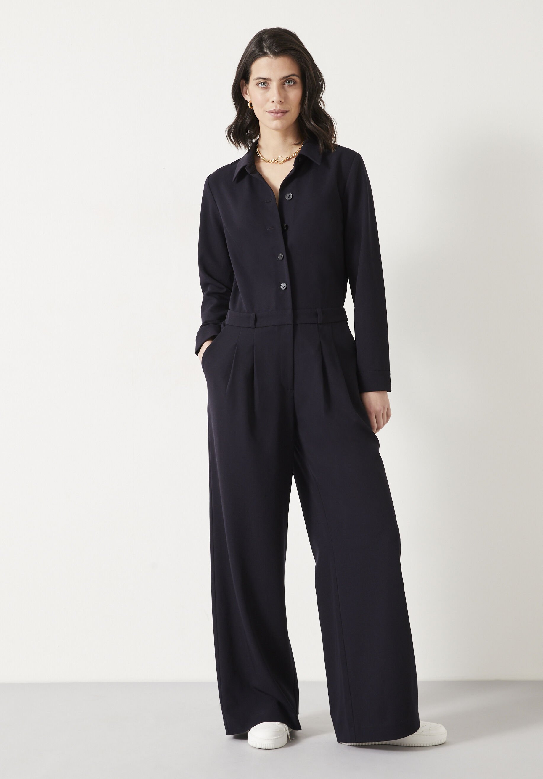 Navy tailored jumpsuit best sale