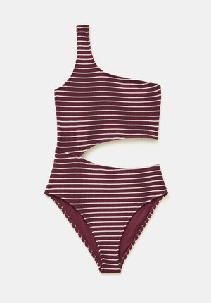 Clare Crinkle Cut Out Swimsuit