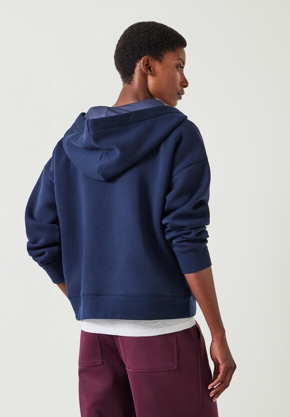 Thalia Popper Detail Clean Hoodie