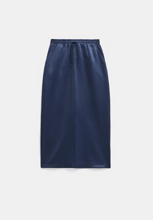 Harrison Pintuck Jersey Skirt