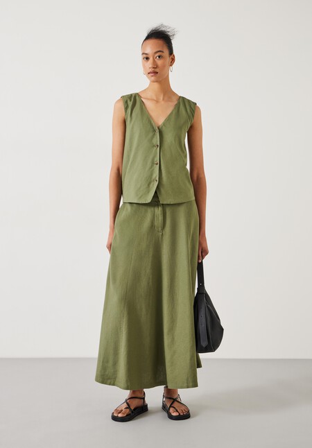 Kimi Two Way Linen Waistcoat