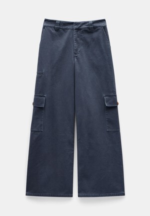 Jess Wide Leg Cargo Trousers
