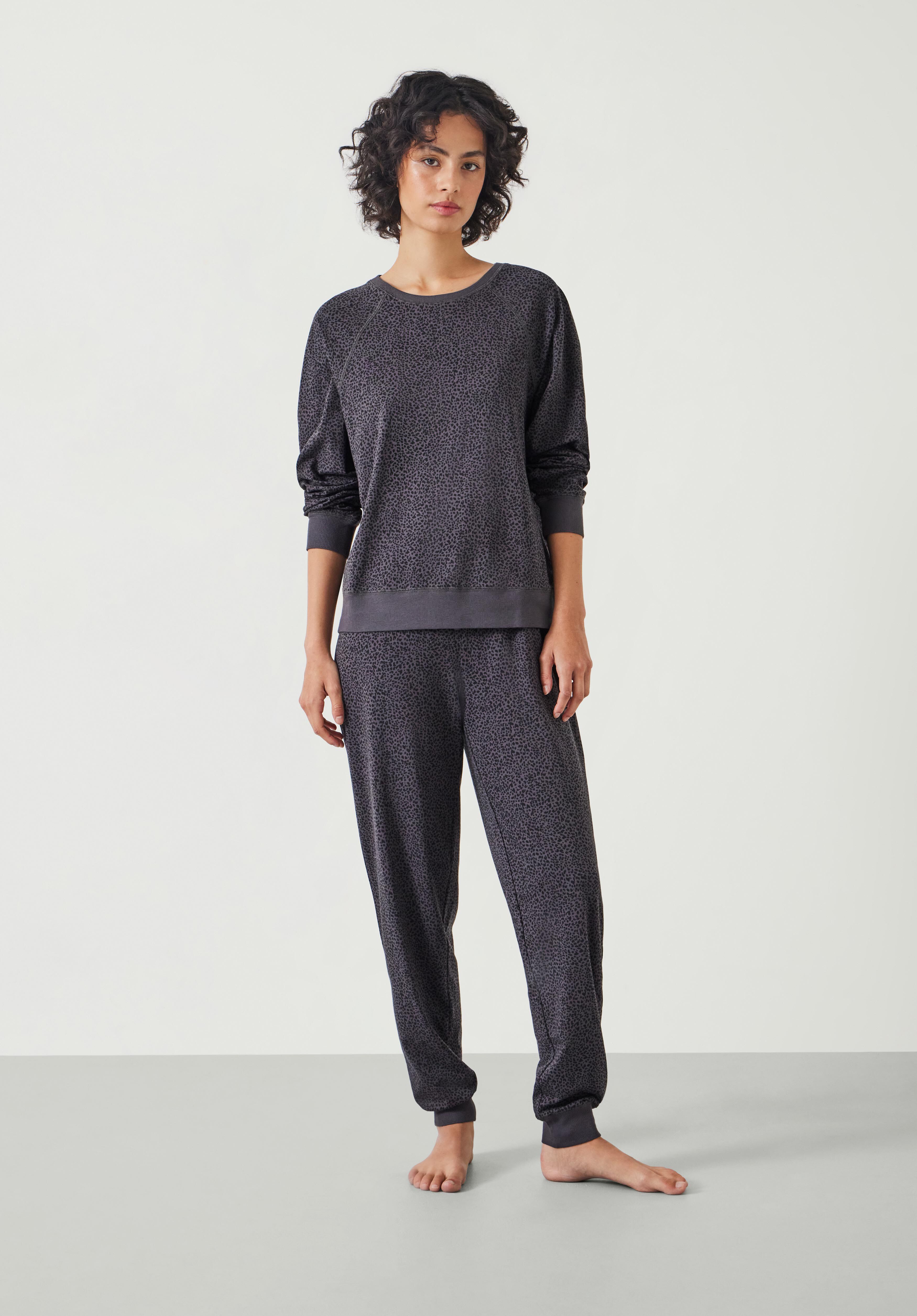 Joelle Jersey Jogger Animal Print Pyjamas