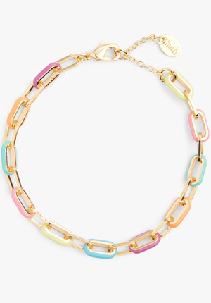 Everly Enamel Chain Bracelet