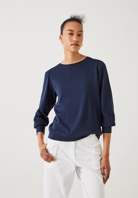 Emily Puff Sleeve Jersey Top