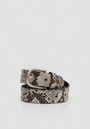Eyelet Leather Belt