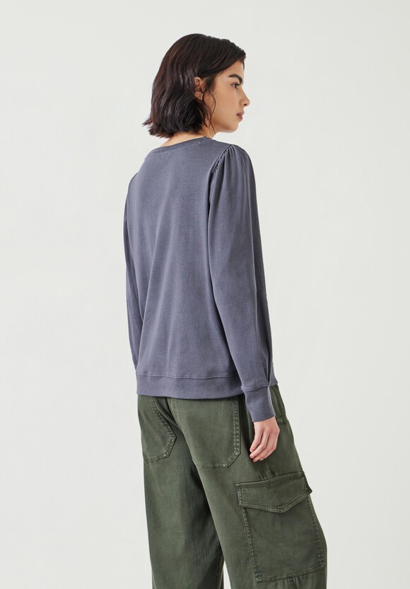 Emily Puff Sleeve Jersey Top