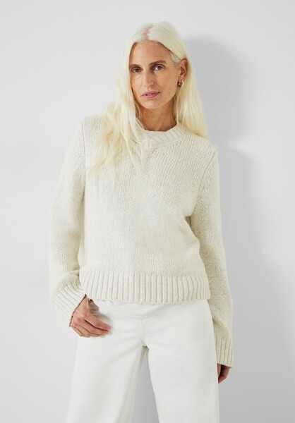 Marra High V Neck Knitted Jumper