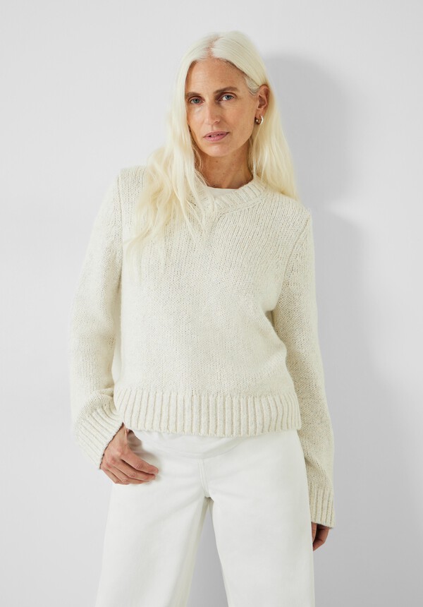 Marra High V Neck Knitted Jumper