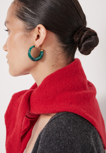 Chunky Resin Hoops