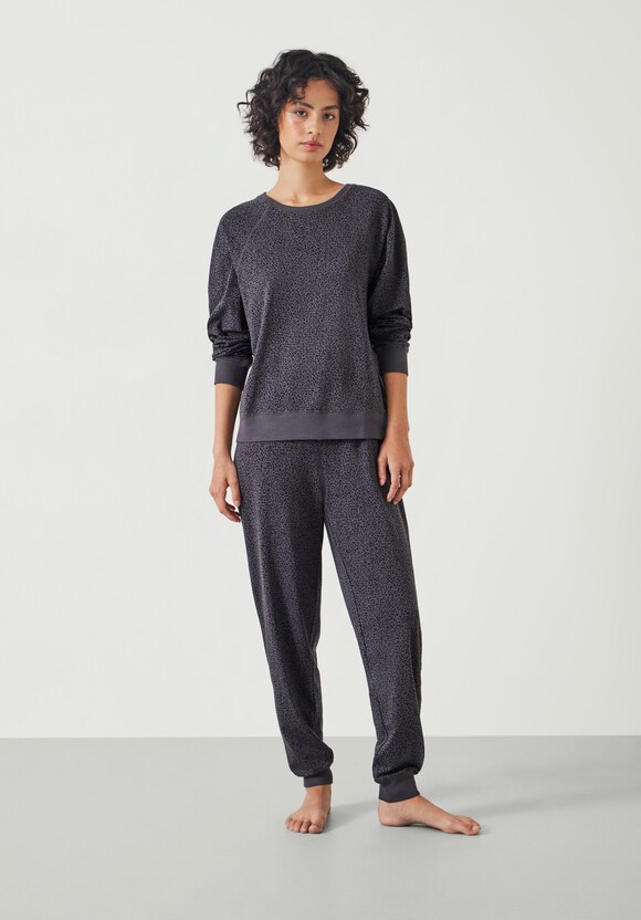 Joelle Jersey Jogger Animal Print Pyjamas