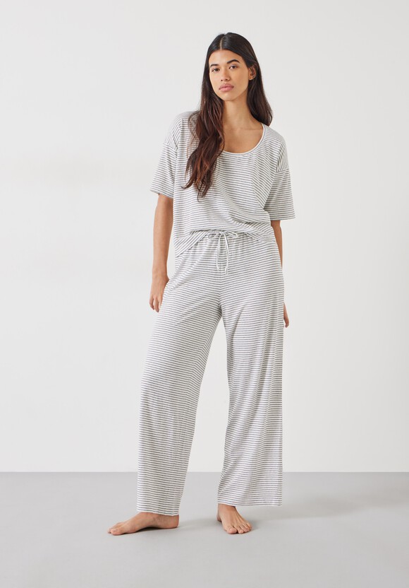 Ezra Striped Jersey Pyjama Set