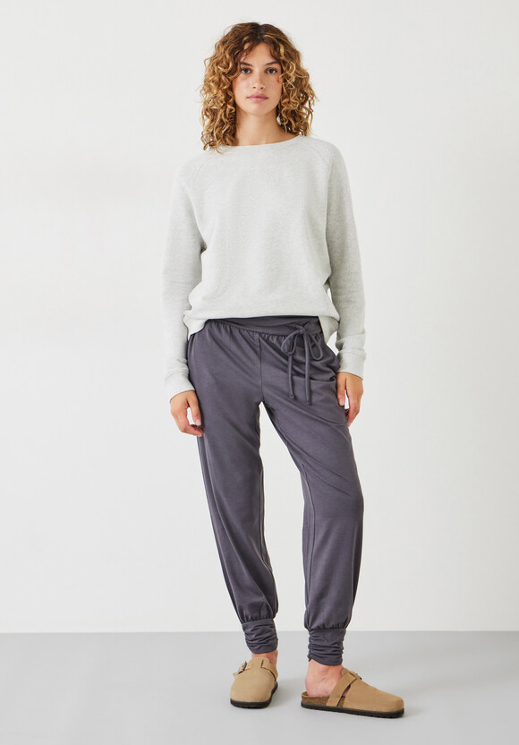 Harem Trousers | Relaxed Joggers | Charcoal | hush