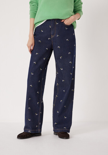 Romy Embroidered Floral Jeans