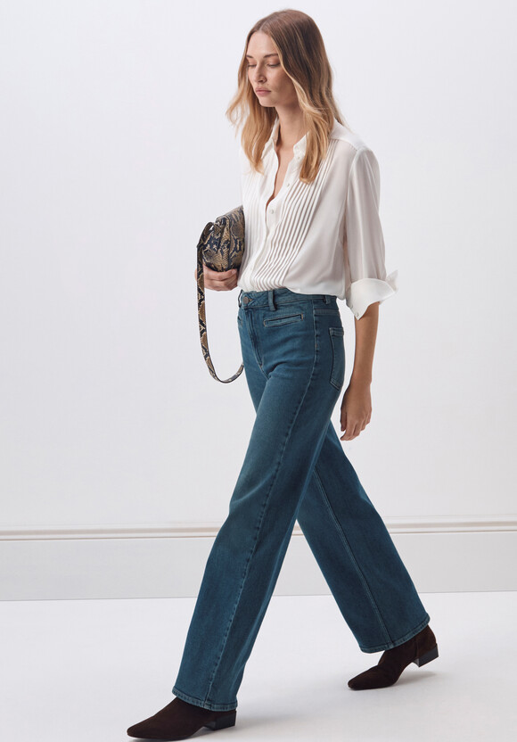 Rowan Welt Pocket Flared Jeans
