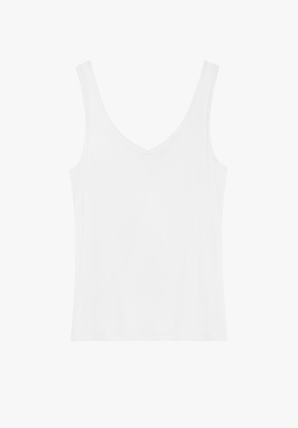 Sally V-Neck Jersey Vest Top
