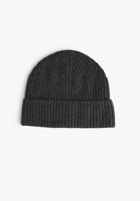 Teresa Ribbed Cashmere Beanie