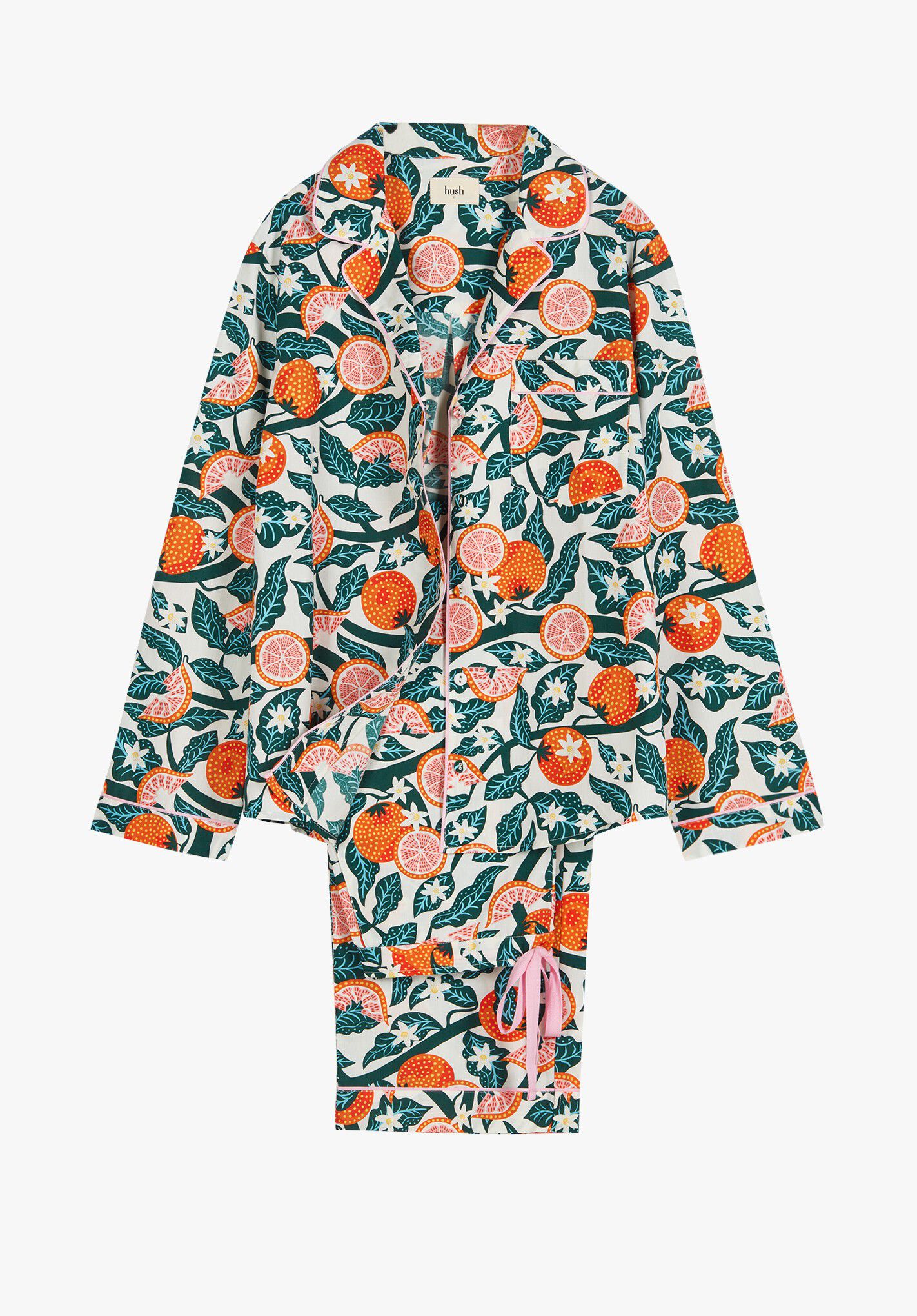 Isla Printed Cotton Pyjama Set