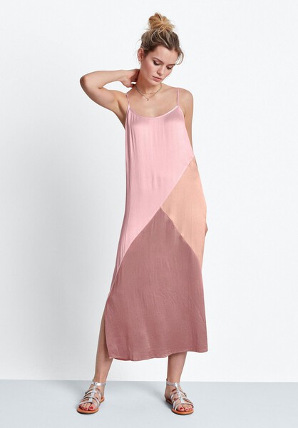 Colourblock Slip Dress