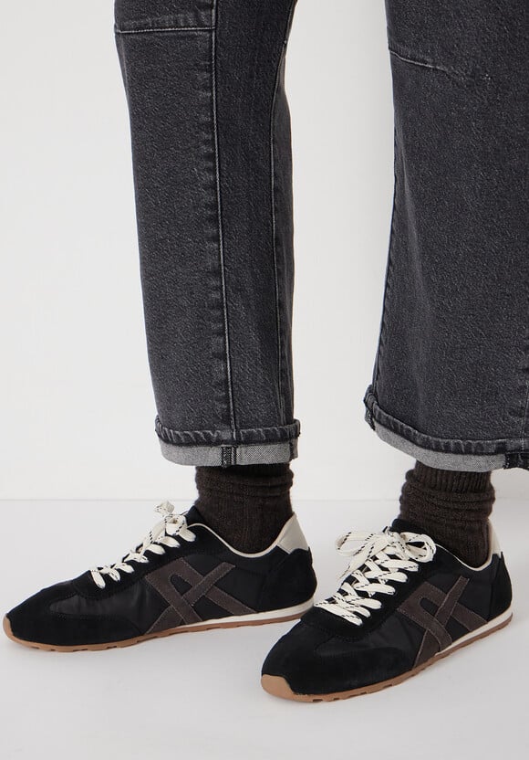Suede Slimline Retro Trainers