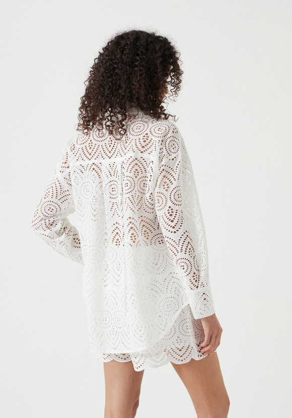 Cotton Broderie Shirt