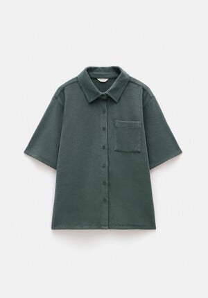 Towelling Short Sleeve Shirt