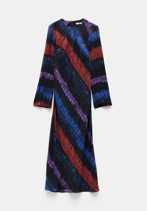 Theia Printed Maxi Dress