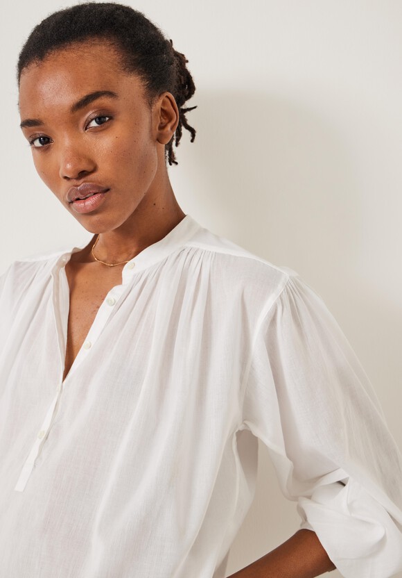 Lhea Oversized Gather Detail Blouse