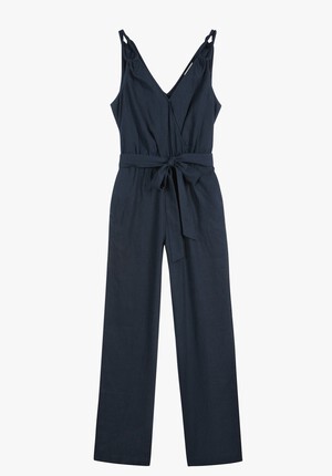 Kara Linen Wrap Jumpsuit
