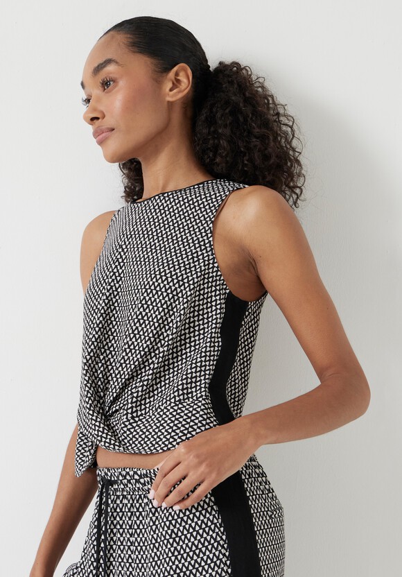 Front Knot Crop Top