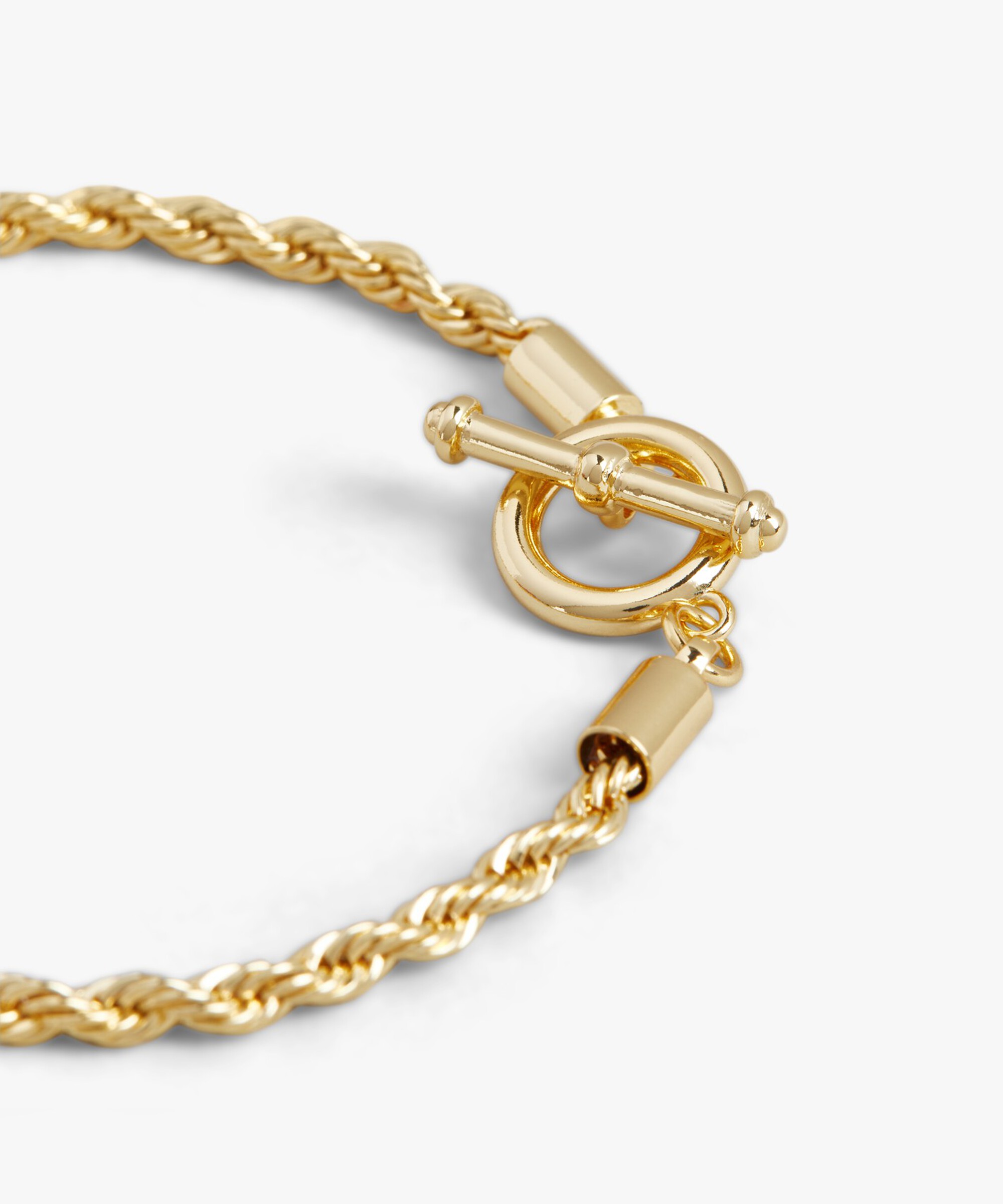Vale Rope Chain Bracelet and Charms