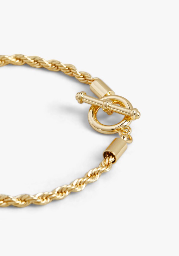 Vale Rope Chain Bracelet and Charms