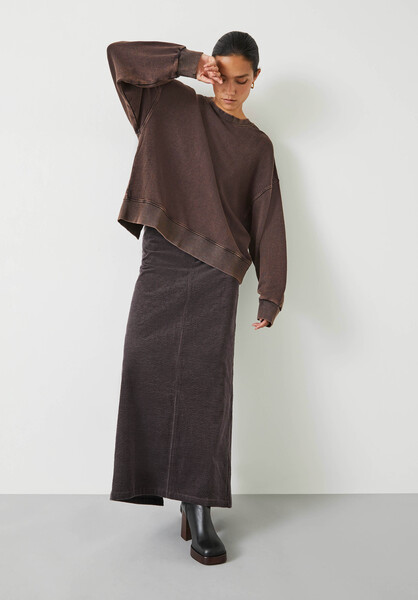 Alanna Cord Maxi Skirt