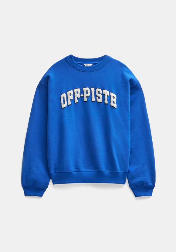 Off-Piste Towelling Graphic Sweatshirt